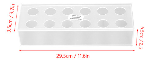 Jarrón Acrílico Con Luces Led Con Forma De Flor, Rectángulo