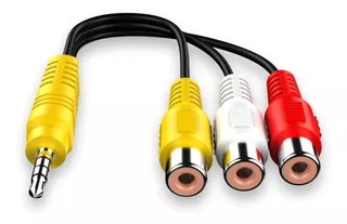 Cable Audio Video Componente Av 3.5mm A Rca Tv Tcl