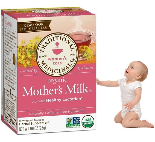 Mother's Milk Te Organico Natural Ayuda Para Madre Lactante
