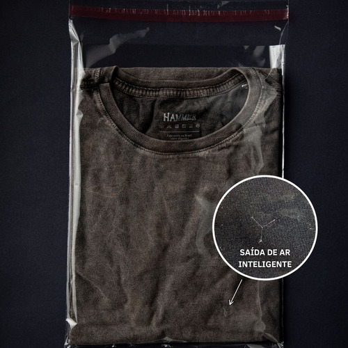 1000un Saco Transparente Brilhoso Com Aba Adesiva 10x15 Bopp