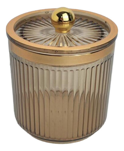 Soporte De Almohadilla De Bola De Hisopo De Algodón Ámbar
