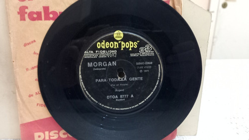 Morgan Para Toda La Gente Vinilo Simple 1971 Ex