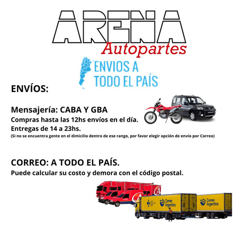 Bieletas Renault Symbol ( Kit X2 ) Delanteras - R118