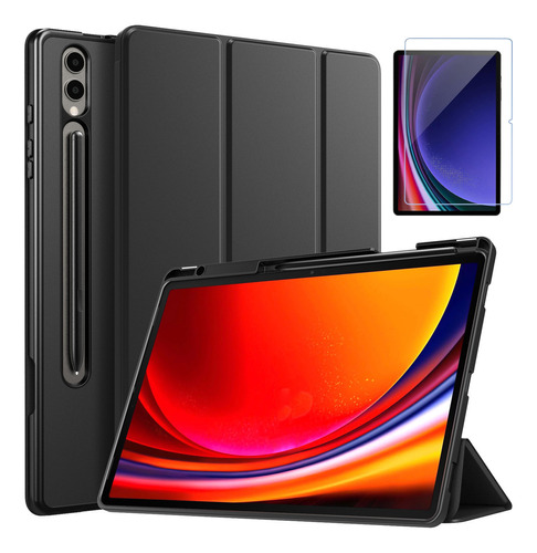 Case Funda Para Galaxy Tab S9 Plus X810 X816 + Mica Glass