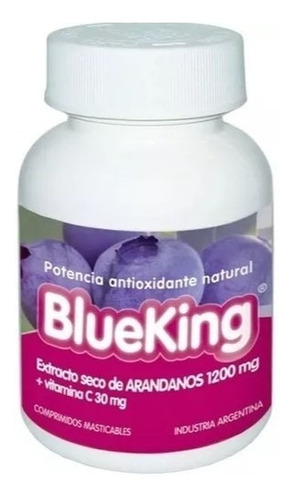 Blueking Antioxidante 30 Comprimidos Masticables