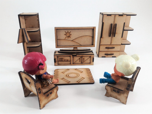 Set De 25 Muebles Para Casa De Muñecas Estan Divinos!!