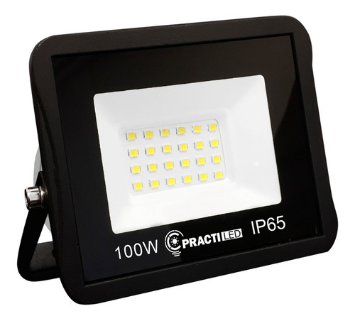 Imagen 2 de 6 de Reflector Led 100w Exterior Cancha Futbol Blanco Frio