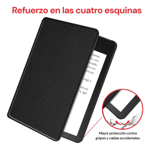 Funda Protectora Kindle Paperwhite 12 Gen 7'' Magnetica Negro