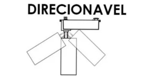 Trilho Eletrificado 9m + 14 Spots 15w Led Integrado