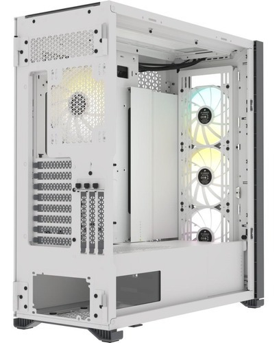 Gabinete Corsair Icue 7000x Rgb Vidrio Templado Torre Blanco