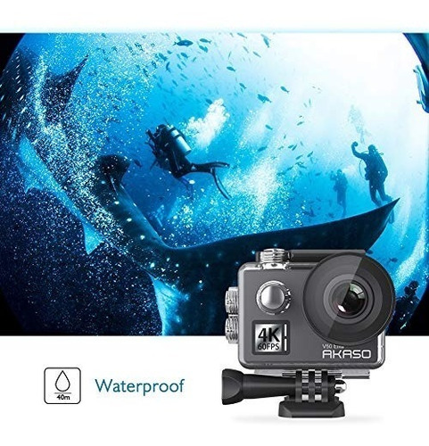 Imagen 5 de 8 de Akaso V50 Elite 4k60fps Pantalla Táctil Cámara De Acción Wif