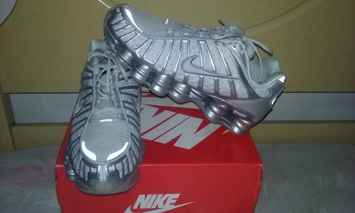 Tenis Nike Shox Tlx Retro Cinza E Prata Nº41/42 Original