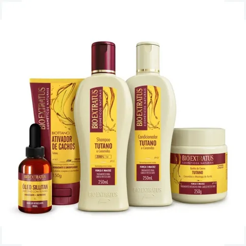 comprar Kit Tutano Bio Extratus (250mlu002Fg) Cabelos Cacheadosu002Fcrespos