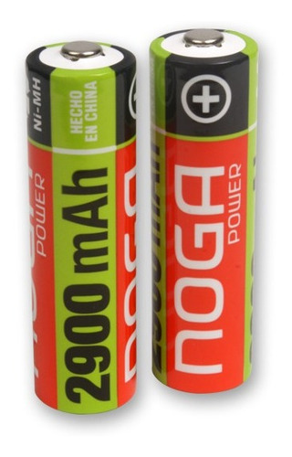 Imagen 3 de 3 de Pilas Doble Aa Recargables 2700 Mah - Noganet X 2 Unidades