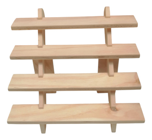 Exhibidor Peldaños Tamaño Pequeño Madera Compacto