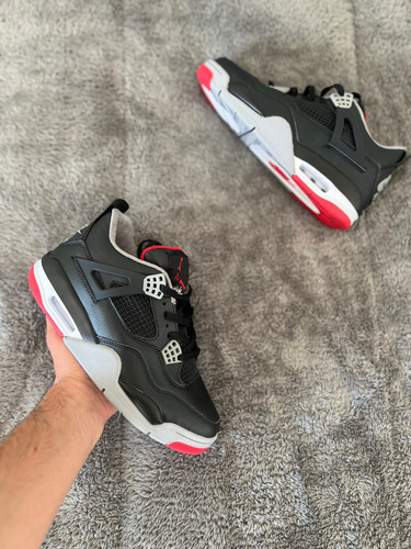 Jordan Retro 4 Bred Negro 22.5-28