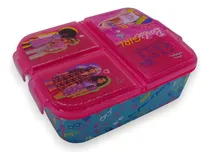 Comprar Lonchera Sandwichera Multiple Escolar Con Compartimientos Color Rosa Barbie