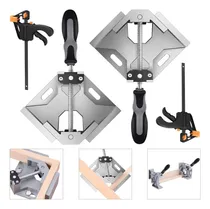 Comprar Prensa Esquinera Prensas Sargento Par Madera Y Metal 90° 4pz