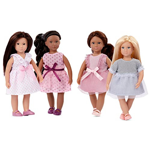  4 Mini Muñecas  Muñecas De Moda De 6 Pulgadas ...