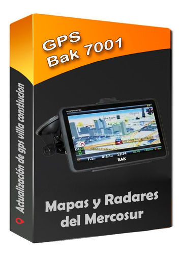 Actualizacion Gps Bak 7001 Igo Mapas Mercosur Actualizados