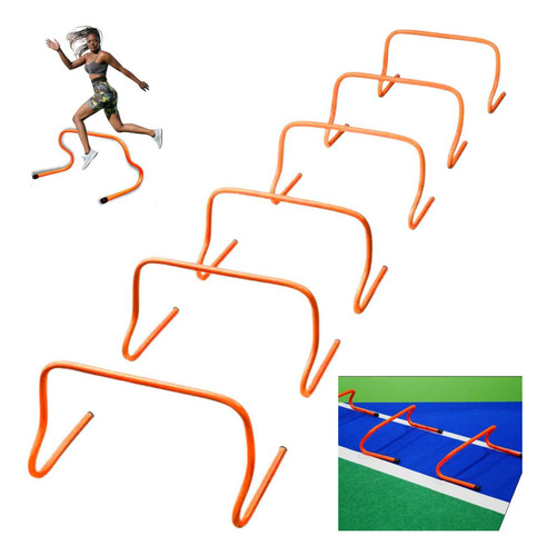 Pack X6 Valla Obstáculo De Salto Y Agilidad De 40cm