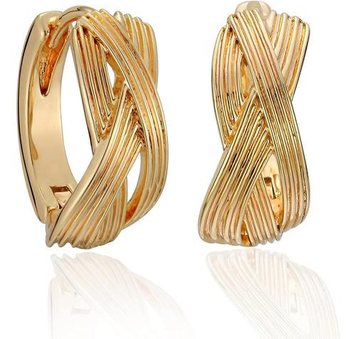 Pendientes De Aro Oro De 18 Quilates Para Mujer Joyas Moda