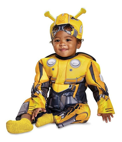 Disfraz Bumblebee Musculoso Para Niño De 2 Años