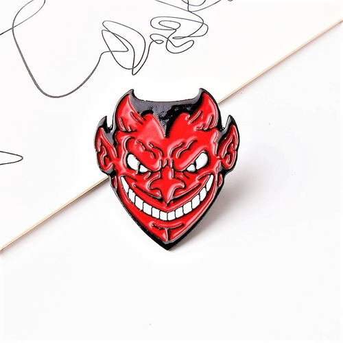 Pin Prendedor Metal De Solapa Para Ropa Hell Devil (r2)