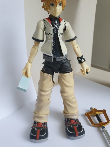 Kingdom Hearts Ii Roxas Play Arts Figure Original Completo (Usado)