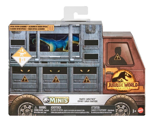 Jurassic World Pack X5 Paquete De Carga Caótico Mattel Febo