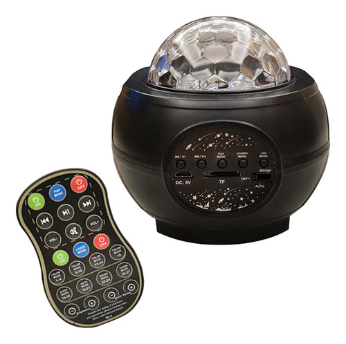 Proyector De Led Luz De Noche Estrellada Láser Negro