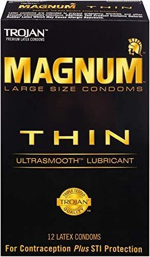 Magnum Troyano Preservativos Lubricantes Ultra Suaves Delga