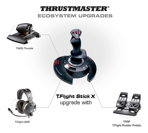 Xinnuo Joystick Thrustmaster T-flight Stick X Para Pc