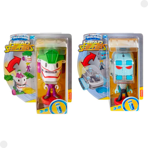 Kit Boneco Dc Super Friends Mr Freeze E Joker Hgx78 - Mattel