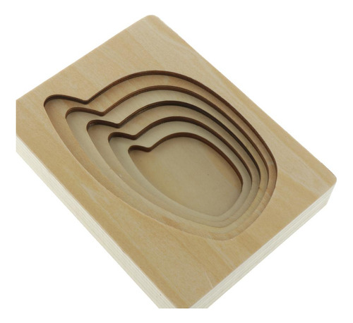 Rompecabezas De Madera Para Niños Multicolor