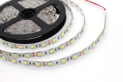 Cinta Led 5050 12v Rollo 5m Luz Blanca Interiores 300 Led