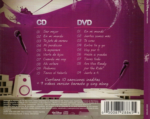 Cd+dvd Violetta (cantor Es Lo Que Soy)