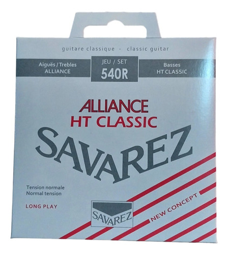 Encordado Guitarra Clasica Savarez 540r Alliance T. Media