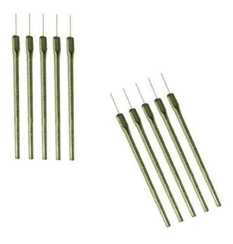 Agulha Para Eletrolifiting - Striat 3mm - 10 Unidades Cor Prateado