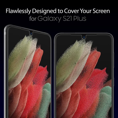 Imagen 6 de 10 de Vidrio Templado Samsung S21 Plus Whitestone Dome Glass X2