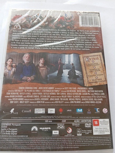 Os Pilares Da Terra 1 Destruição Do Templo Ken Follett Dvd
