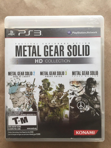 Metal Gear Hd Collection 3x1 Sellado Ps3. Envíos Todo Chile
