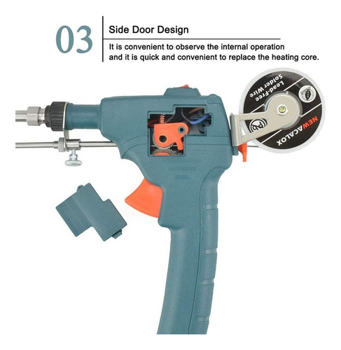 Z Pistola De Mano Kit Prof Solder, 60 W, Con Ventosa De