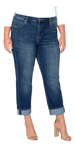 Jeans Girlfriend Marley Marca Liverpool - Plus Size Talla 50