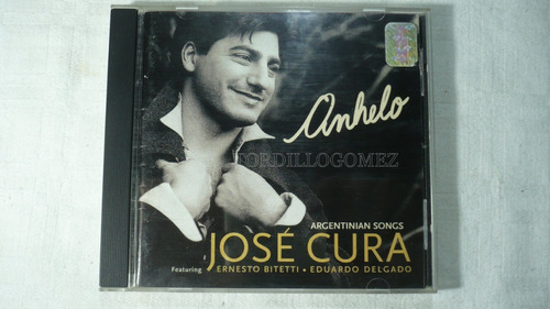 Cd José Cura Anhelo Argentinian Songs 