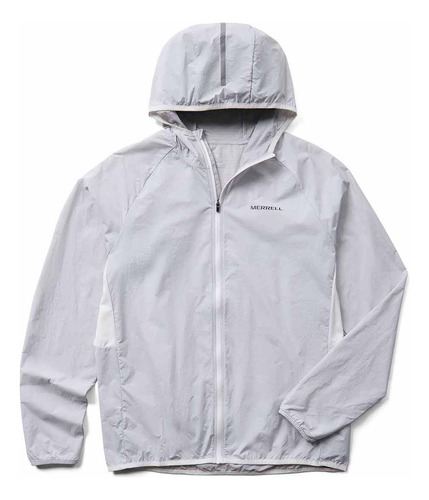 Cortaviento Merrell Trail Run Pk Jacket Para Hombre (716) Chalk/black Xl