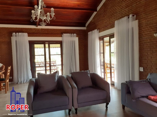 Imagem 11 de 30 de Linda Chácara De Alto Padrão Com Escritura De 6.200 Metros Com Casa Sede, Piscina E Toda Estrutura À Venda Em Mairiporã. - Ch01044 - 70739592