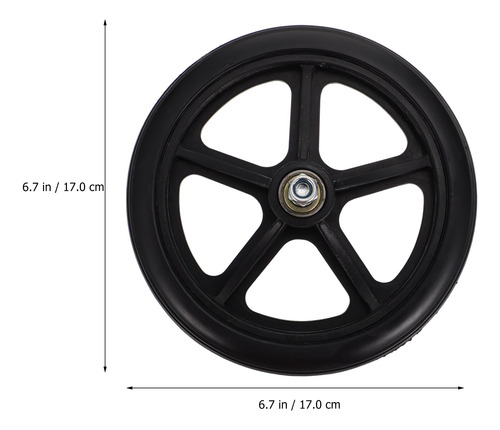 Ruedas Giratorias De Repuesto Para Silla De 7 Pulgadas, 2 Un