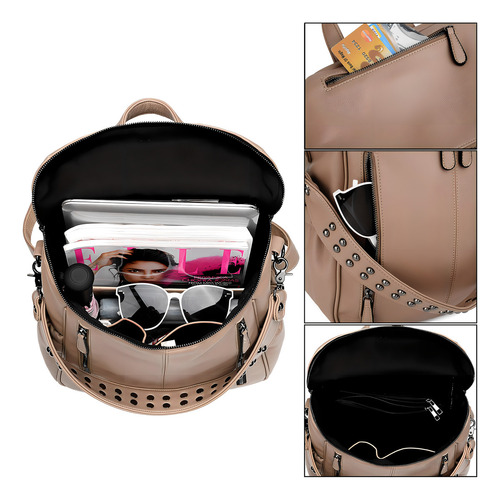 Mochila automobilística feminina com alça nua