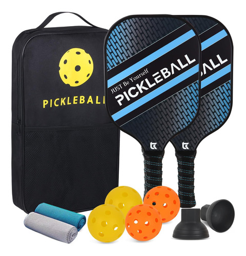 Juego De Paletas De Pickleball De 2 Paletas De Pickleball Li